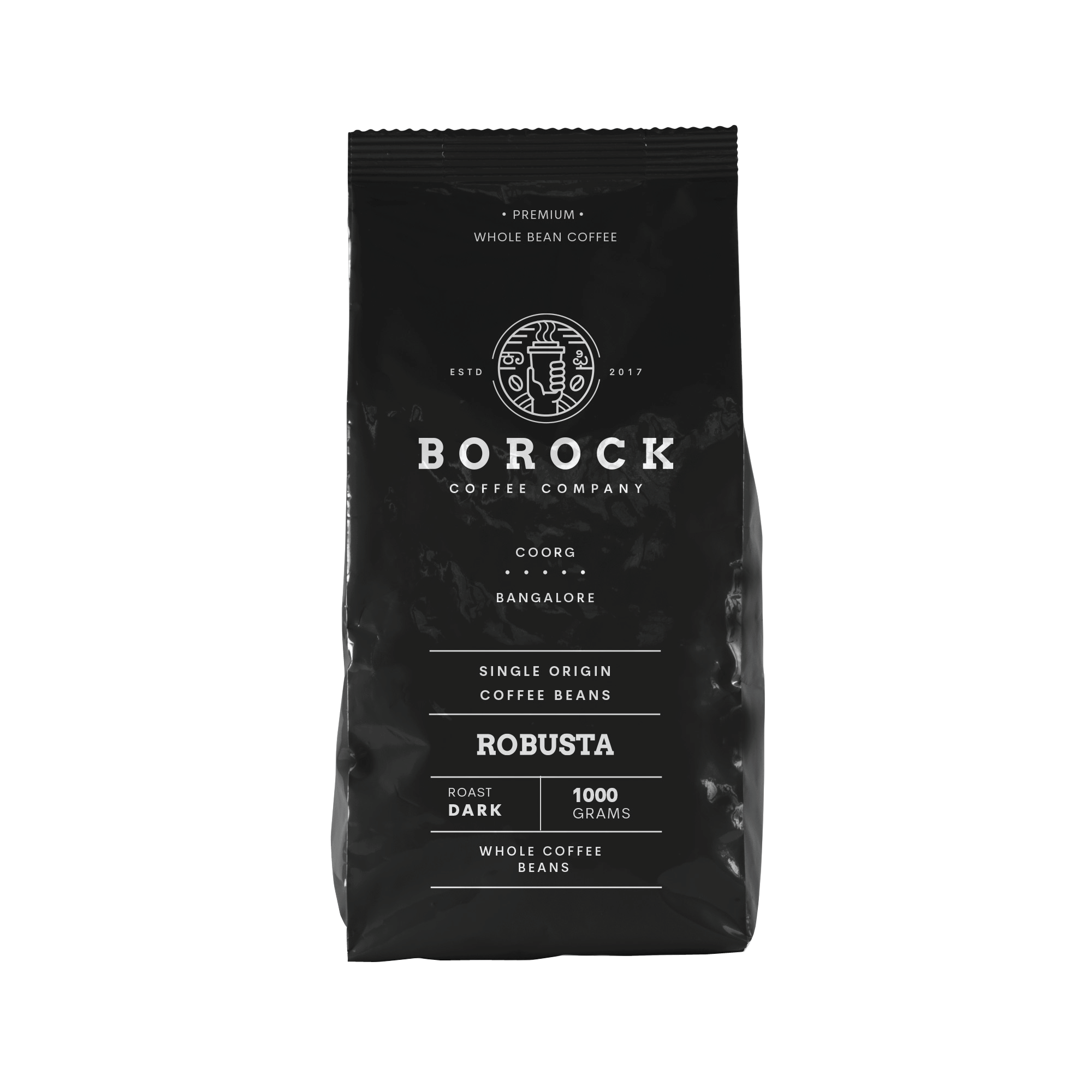 Robusta dark 1000gm transparent
